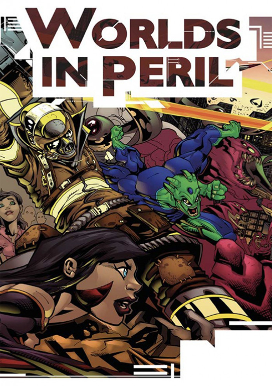 Portada de WORLDS IN PERIL